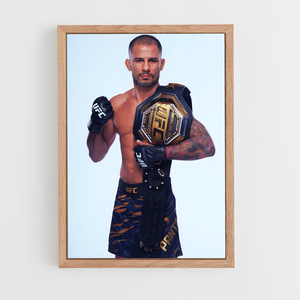 Poster pantoja force – affiche MMA (vue 4)